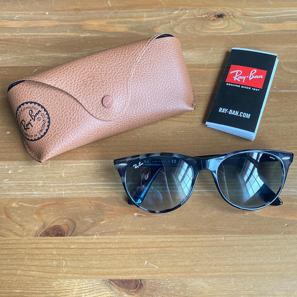 Ray-Ban RB2185 Wayfarer II with protective case